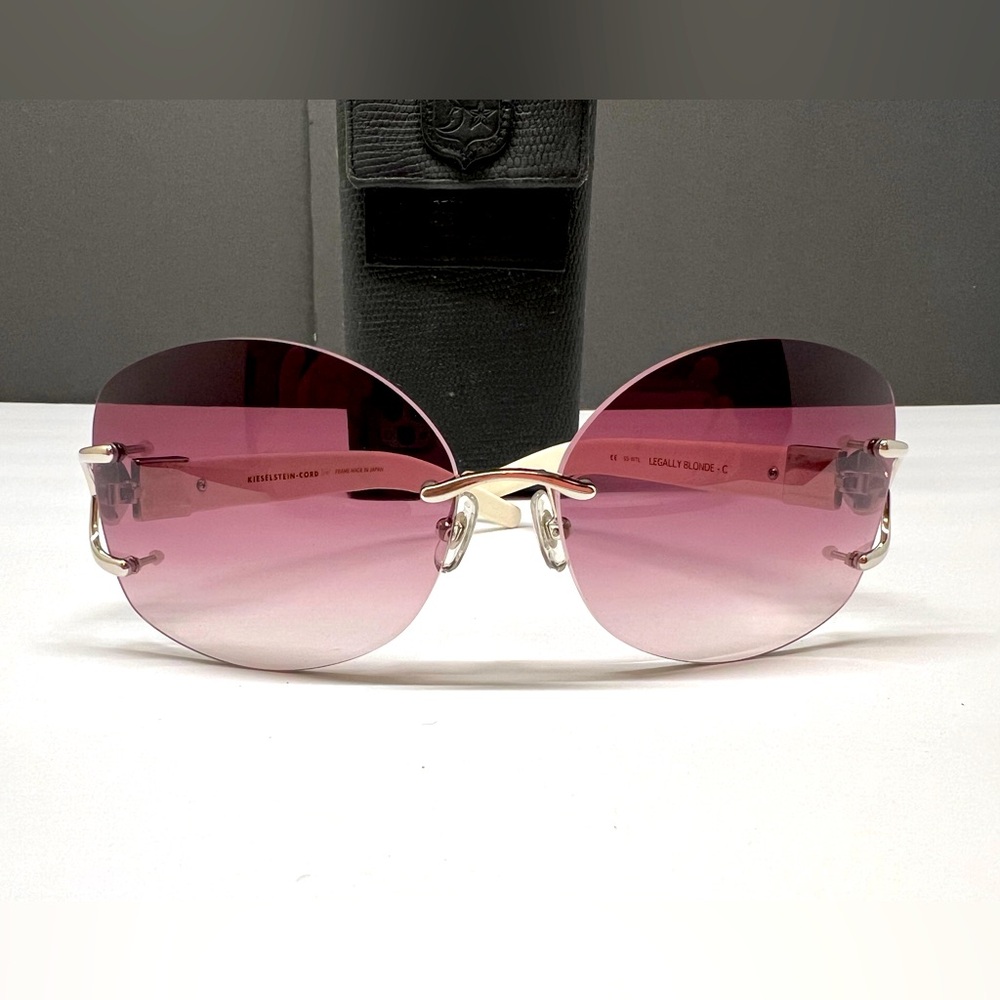 Barry Kieselstein-Cord gradient rose rimless Sunglasses - Legally Blonde